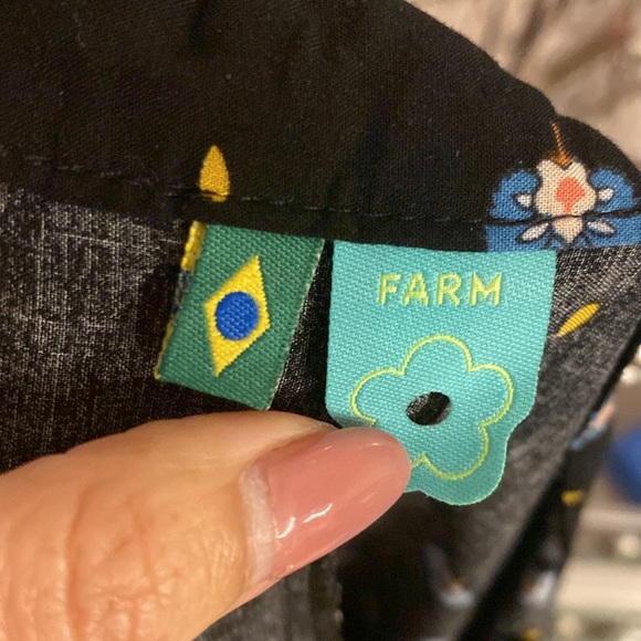 Farm Rio Elegant Black Patterned Maxi Skirt size XS - Picture 8 of 9